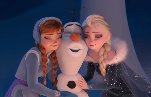 Une scène du court métrage L'aventure givrée d'Olaf