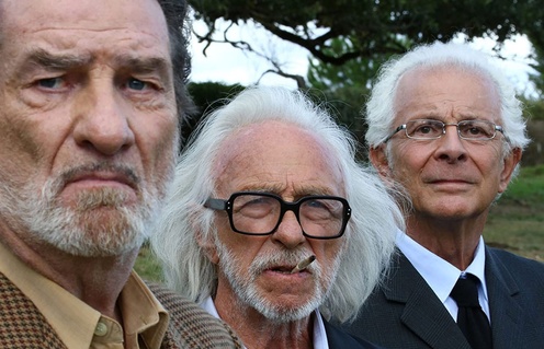 Une scène du film Les vieux fourneaux