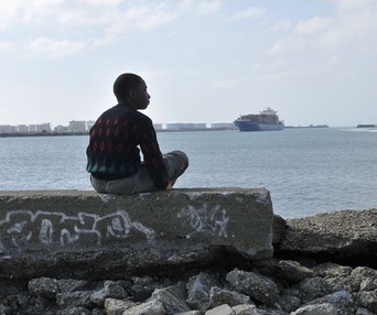 Une scène du film Le Havre