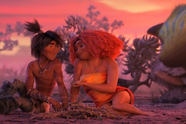 Une scène du film The Croods: A New Age Une scène du film The Croods: A New Age