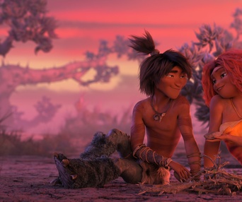 Une scène du film The Croods: A New Age