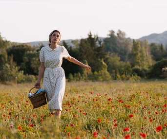 Une scène du film La fille du puisatier