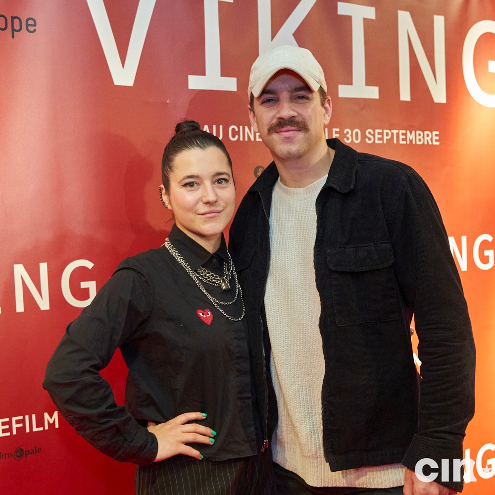 Sur le tapis rouge du film Viking