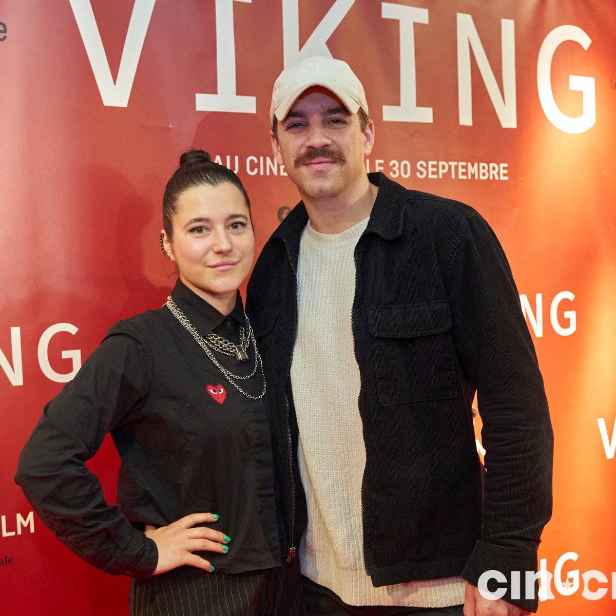 Sur le tapis rouge du film Viking