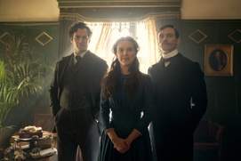 Une scène du film Enola Holmes Une scène du film Enola Holmes