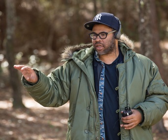 Sur le plateau du film Get Out