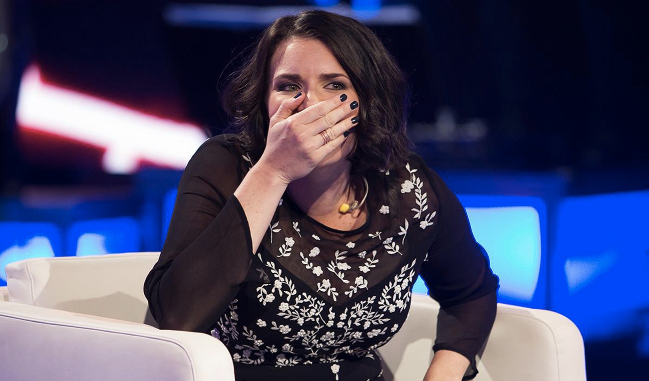 Marie-Ève Janvier se fait surprendre avec son propre En direct de l'univers