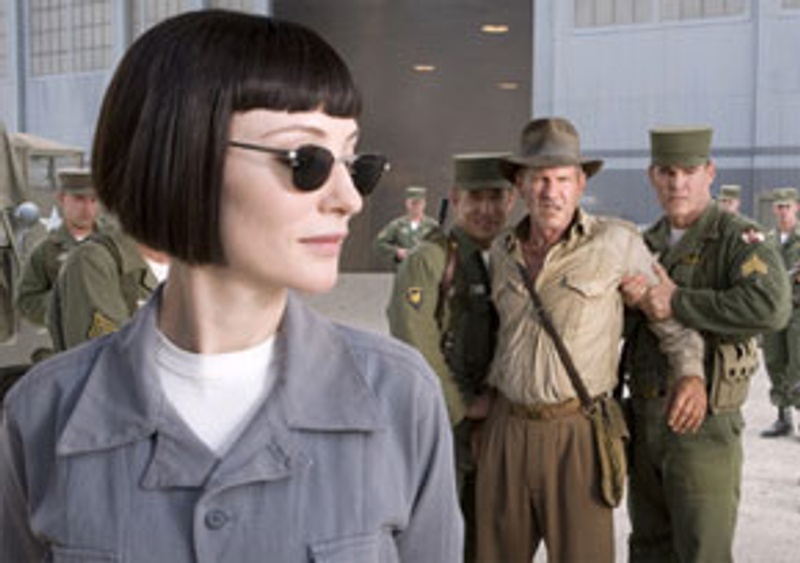Cate Blanchett et Harrison Ford dans Indiana Jones and the Kingdom of the Crystal Skull