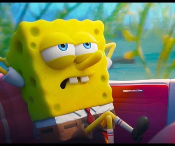 Une scène du film The SpongeBob Movie: Sponge on the Run