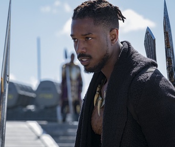 Une scène du film Black Panther