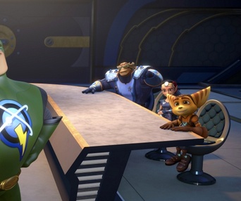 Une scène du film Ratchet and Clank