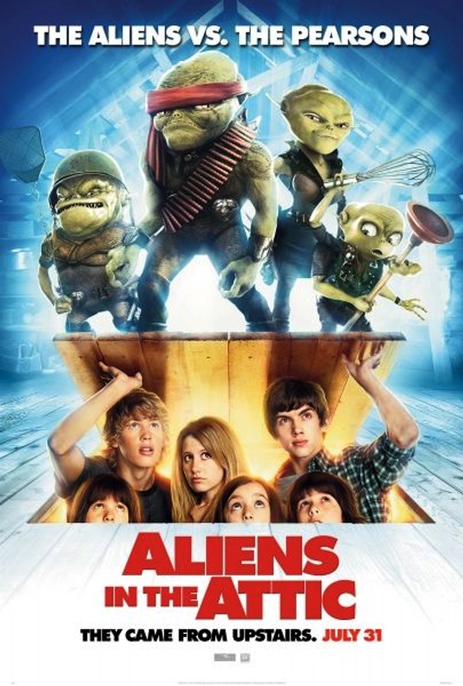 Galerie - Affiche de la comédie familiale Aliens in the Attic