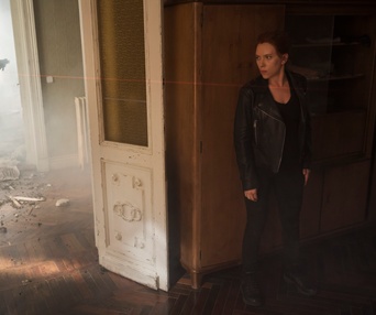 Une scène du film Black Widow