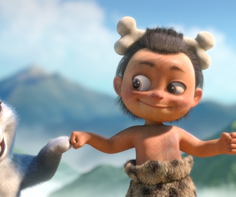 Une scène du film Les ours Boonie : L'aventure préhistorique