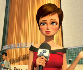 Une scène du film Megamind