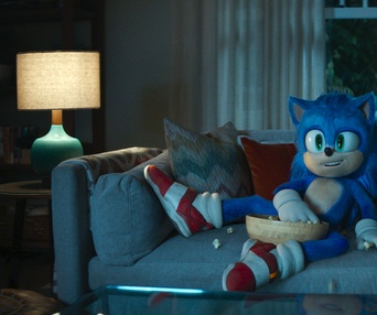 Une scène du film Sonic the Hedgehog 2