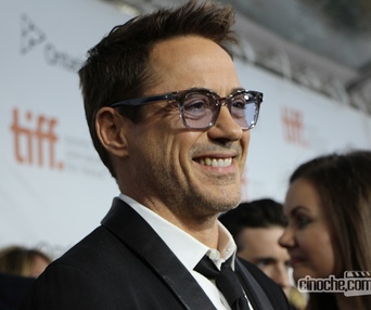 Sur le tapis rouge du film The Judge au TIFF