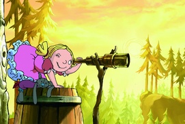 Scène du film Les trois brigands Scène du film Les trois brigands