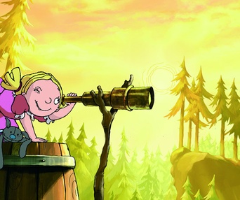Scène du film Les trois brigands