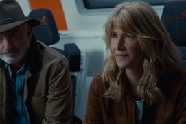 Une scène du film Jurassic World: Dominion Une scène du film Jurassic World: Dominion