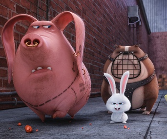 Une scène du film The Secret Life of Pets