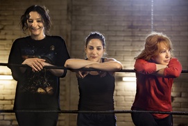 Une scène du film Les reines du ring Une scène du film Les reines du ring