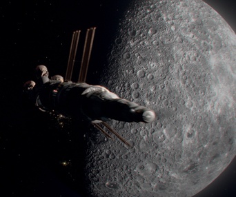 Une scène du film Ad Astra