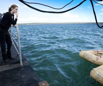 Sur le plateau du film Unbroken
