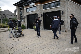 Sur le plateau du film Le mirage Sur le plateau du film Le mirage