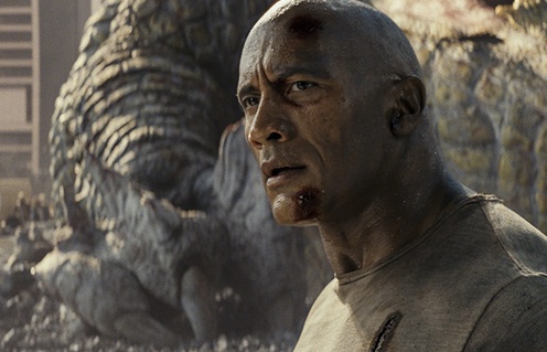 Une scène du film Rampage