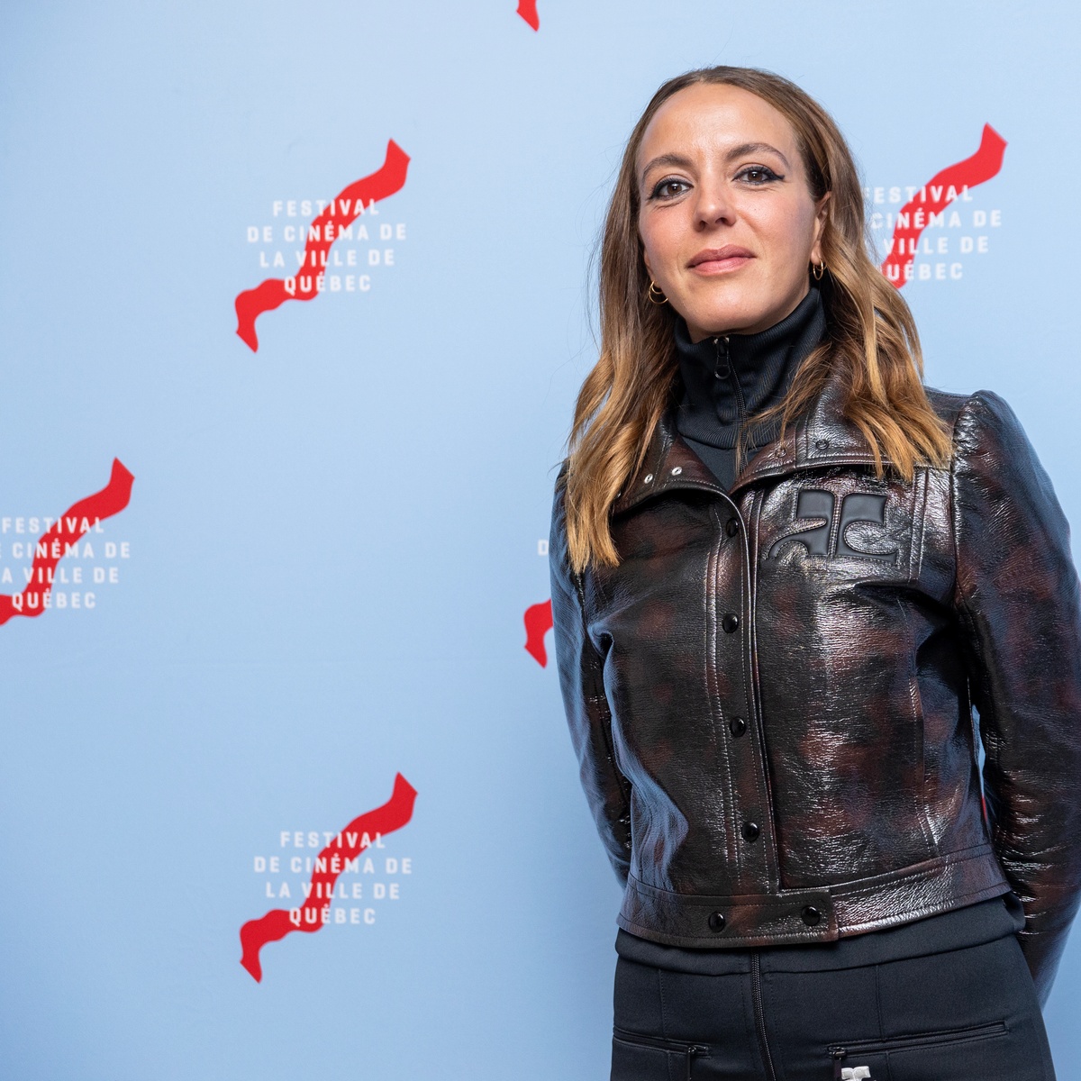 Sur le tapis rouge du film Simple comme Sylvain au FCVQ 2023