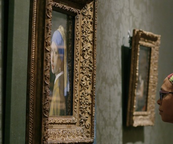 Une scène du film Close to Vermeer