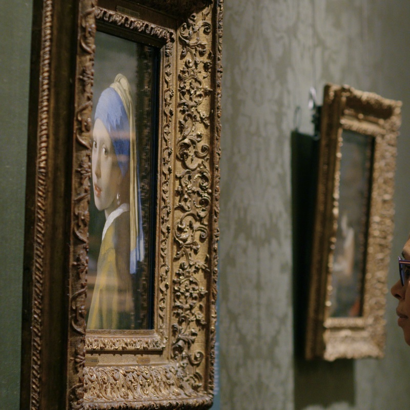 Une scène du film Close to Vermeer