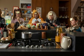 Une scène du film Le sens de la famille