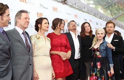 Sur le tapis rouge du film August: Osage County