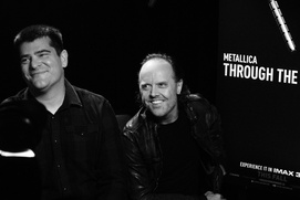 En tournée pour le film Metallica Through the Never