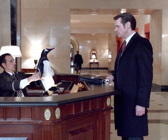 Une scène du film Mr. Popper's Penguins