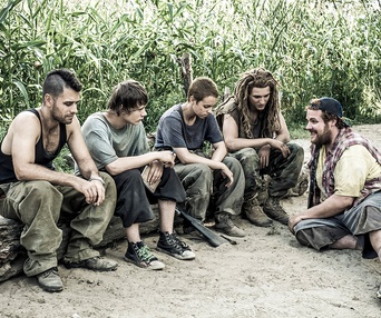 Une scène du film Les 4 soldats