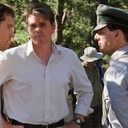 Bryan Singer, Christopher McQuarrie et Tom Cruise sur le plateau de Valkyrie