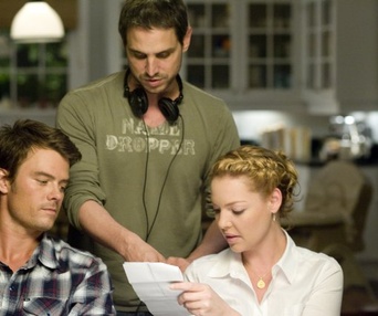 Sur le plateau du film Life as We Know It