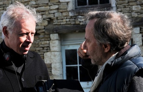 Philippe Le Guay et Fabrice Luchini sur le plateau de Molière à bicyclette
