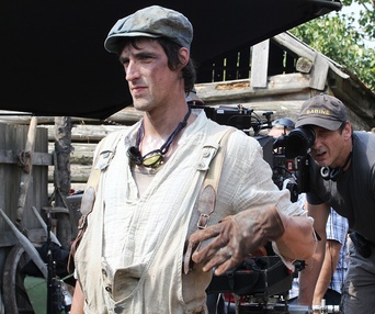 Sur le plateau du film Ésimésac