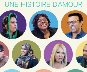 Affiche du film La Langue est donc une histoire d'amour