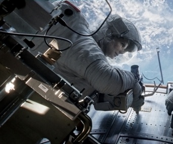 Une scène du film Gravity