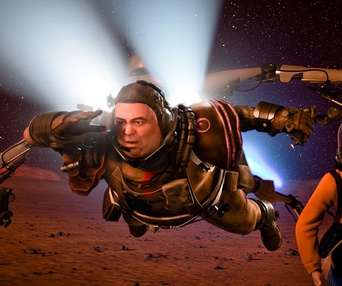 Une scène du film Mars Needs Moms