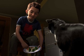 Une scène du film Mars Needs Moms