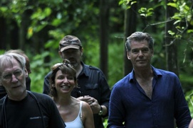 Sur le plateau du film Love Is All You Need