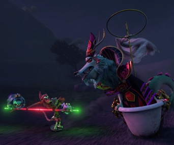 Une scène du film The Monkey King