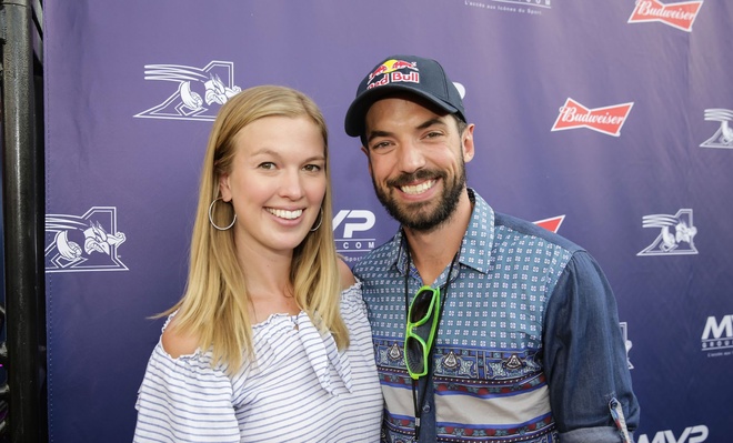 Geneviève Tardif et Charles Hamelin