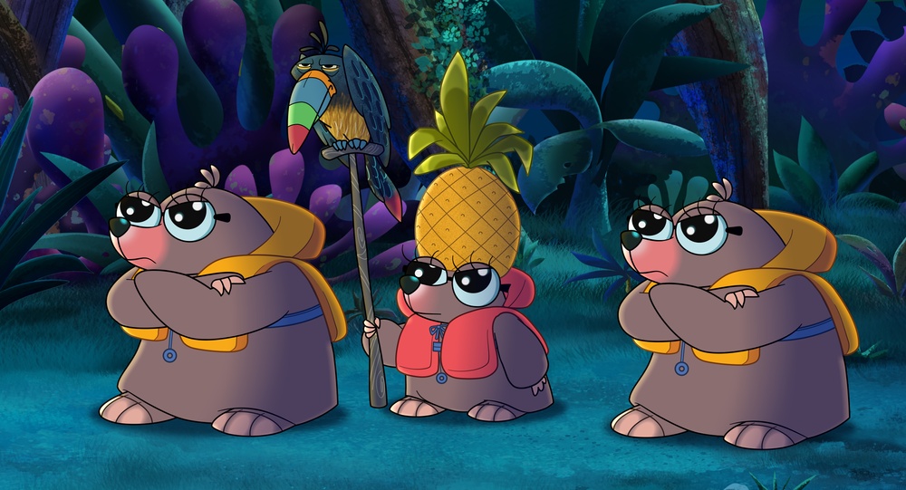 Une scène du film Toupie et Binou, le film